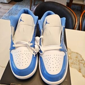 Mens AIR JORDAN Blue and White Sneakers 11